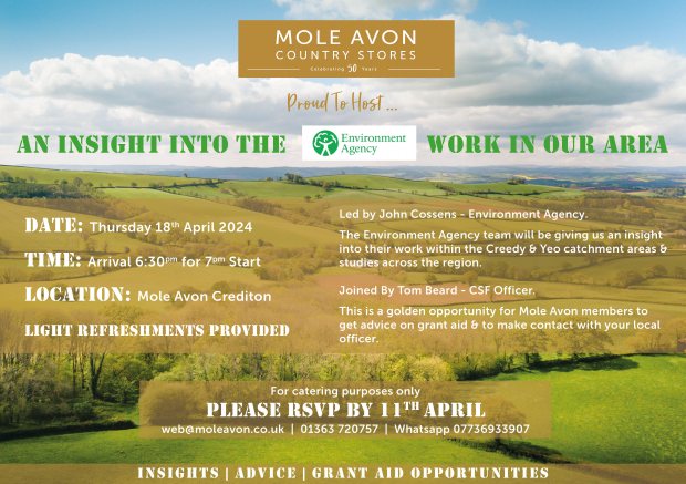 Mole Avon Crediton Hosts The Environment Agency 