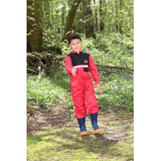 GDT Junior Tractor Suit Red/Black Size 4-5