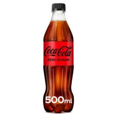 Cola Zero 500ml Plastic