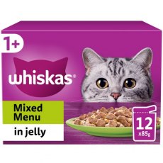 Whiskas 1+ Mixed Menu In Jelly 12 x 85g