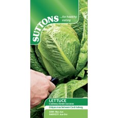 Suttons Lettuce Cosberg Sweet Success F1 Seeds