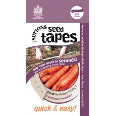 Suttons Seed Tape Carrot Amsterdam Forcing Seeds