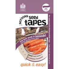 Carrot Early Nantes Seed Tape