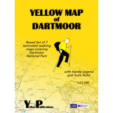 Yellow Boxed Set Map of Dartmoor