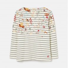 Joules Harbour Kids Top Carousel White Size 5