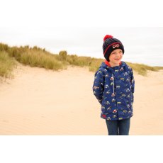 Lighthouse Finlay Coat Navy Blue Tractor