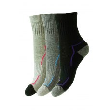 HJ Comfort Top Work Socks Grey Mix 6-11