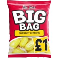 Big Bag Sherbet Lemons 125g
