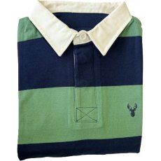 Carabou Rugby Shirt Green/Navy