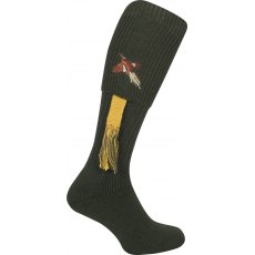 Bisley Pheasant Stockings Green Size 6-11