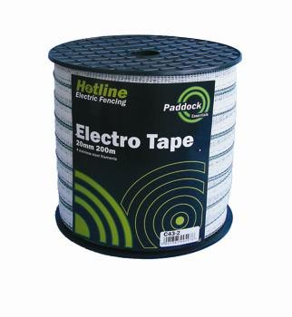 Hotline Paddock Electro Tape 200m 20mm
