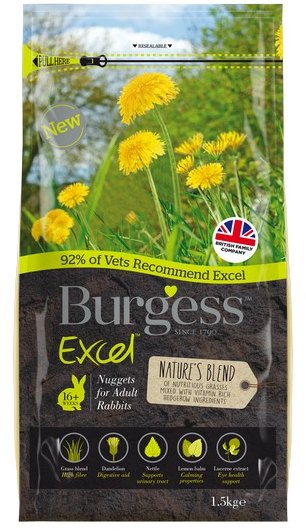 Burgess Burgess Excel Nature's Blend Rabbit 1.5kg
