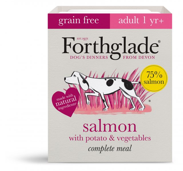 FORTHGLA Forthglade Grain Free Adult Salmon & Veg 395g