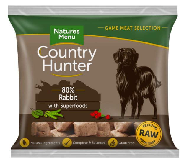 NATMENU Natures Menu Country Hunter Rabbit Nuggets 1kg