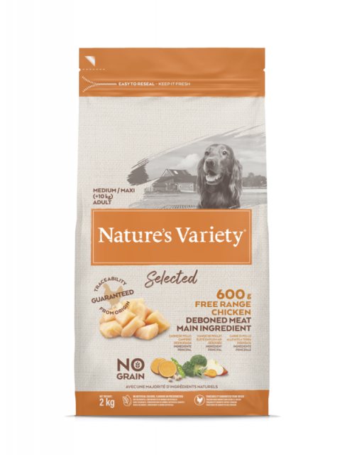 N/VARIET Nature's Variety Grain Free Medium Adult Chicken 2kg
