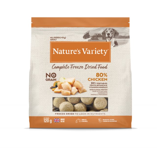N/VARIET Nature's Variety Grain Free Freeze Dried Chicken 120g