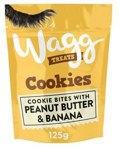 WAGG Wagg Cookies Peanut Butter & Banana Treats 125g