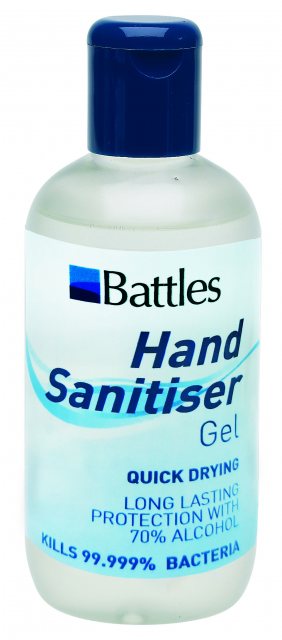Battles Hand Sanitiser Gel 250ml