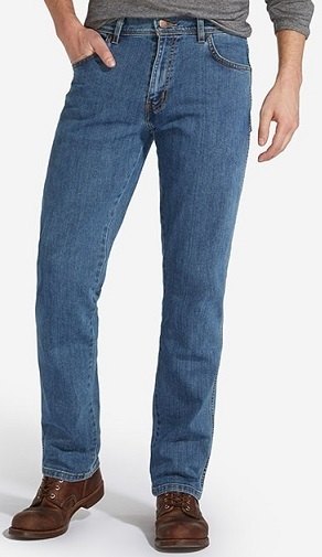 Wrangler Wrangler Texas Authentic Stretch Jeans Stonewash