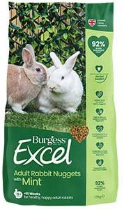Burgess Burgess Excel Adult Rabbit Nuggets With Mint