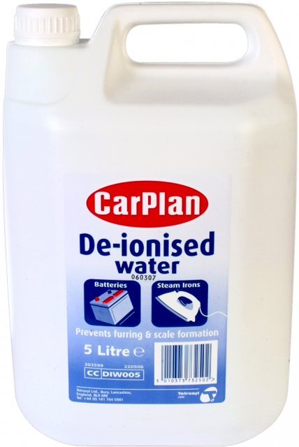 Carplan CarPlan De-Ionised Water 5L
