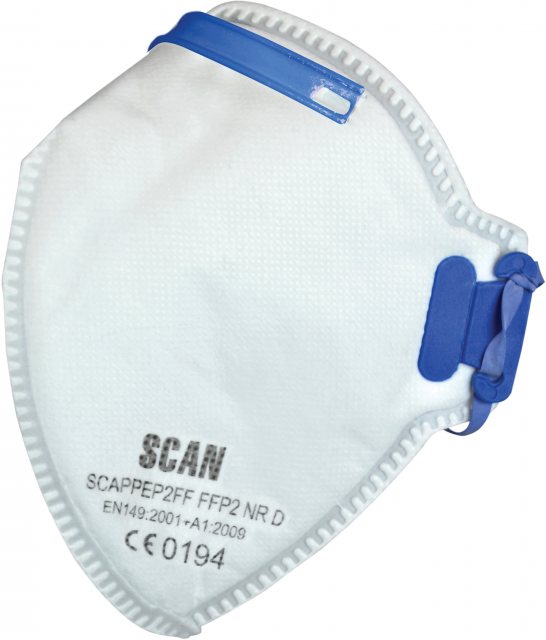 Scan Scan Fold Flat Disposable Mask FFP2 3 Pack