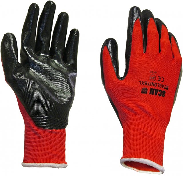 Scan Scan Nitrile Palm Dipped Glove