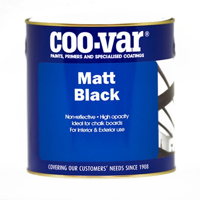 Coovar Coo-Var Matt Black Paint