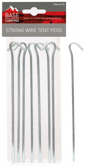 Tent Pegs 9.5" 10 Pack