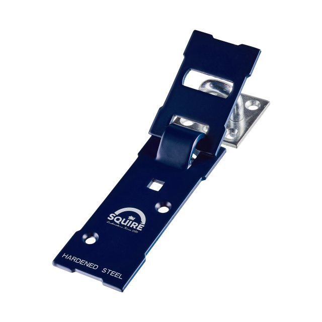 Squire Hardened Steel Maxiclam Hasp Blue