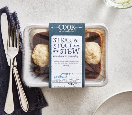 Cook Steak & Stout Stew With Cheese Scone Dumplings Frozen Meal