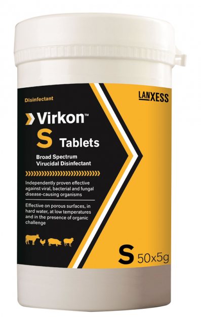Virkon S Disinfectant Tablets 50 x 5g