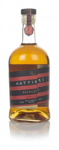 Hattiers Resolute Navy Strength Rum 70cl 54.5%