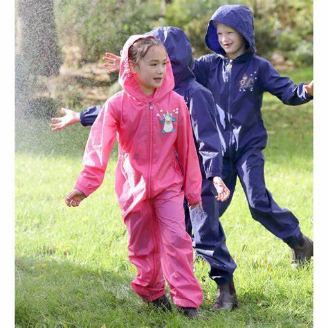 Shires Equestrian Shires Tikaboo Princess Unicorn Waterproof Suit Size 7-8