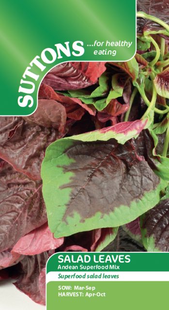 SUTTONS Suttons Salad Leaves Andean Superfood Mix Seeds