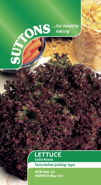 SUTTONS Suttons Lettuce Lollo Rossa Seeds