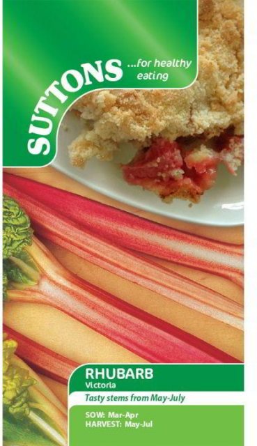 SUTTONS Victoria Rhubarb Seeds