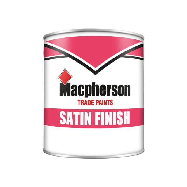 Macphersons Macpherson Satin Paint Pure Brilliant White