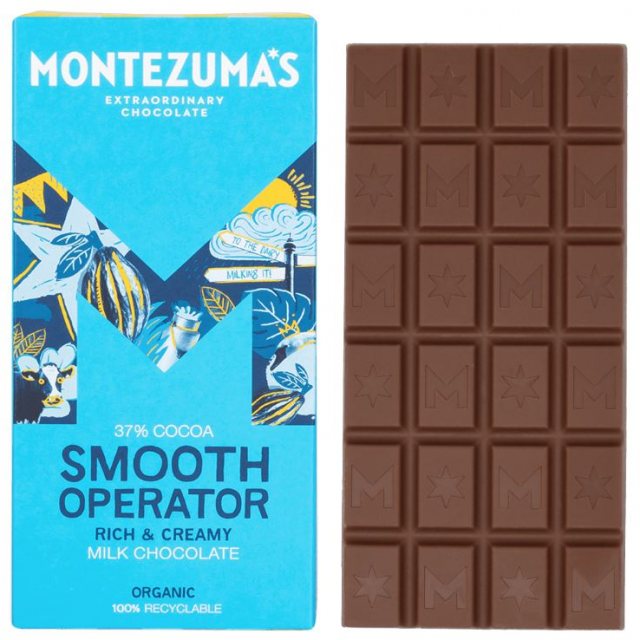 MONTEZUM Montezumas Smooth Operator Organic Milk Chocolate 90g