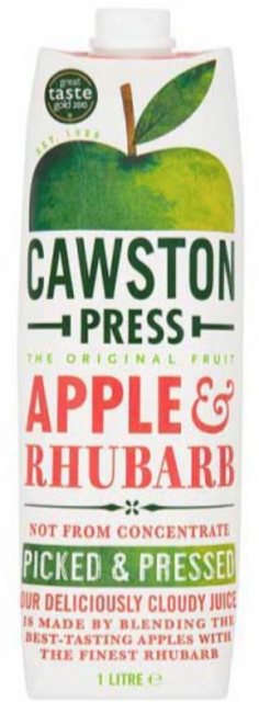 Cawston Press Cawston Apple & Rhubarb Juice 1L