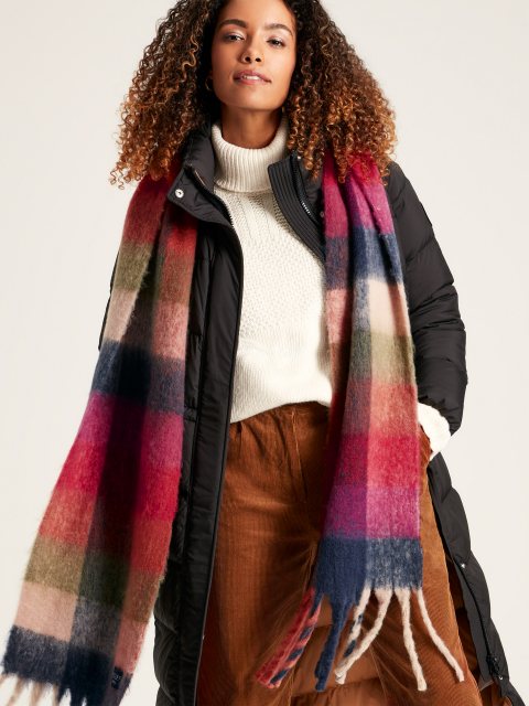 Joules Joules Folley Scarf Multi Gingham
