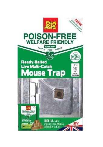 Big Cheese The Big Cheese Poison Free Live Mouse Trap