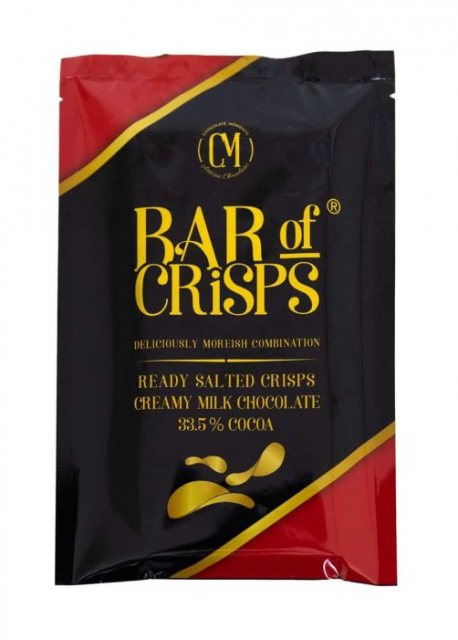 Chocolate Moments Bar Of Crisps Ready Salted 100g