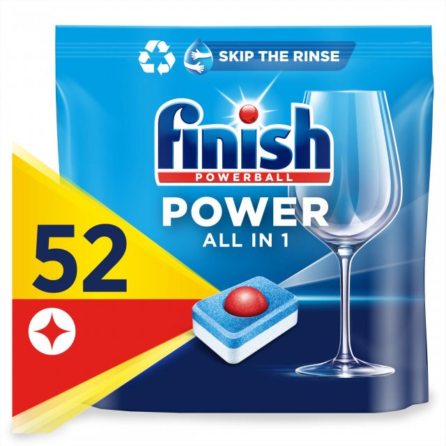 FINISH Finish Power All in 1 Tablets 52 Pack