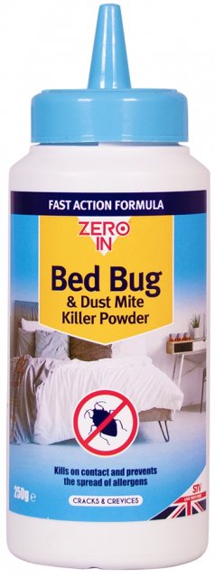 ZEROIN Zero In Bed Bug & Dust Mite Killer Powder 250g