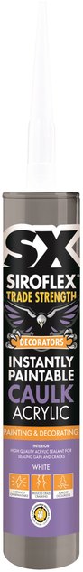 Siroflex Instant Paintable Caulk White 310ml
