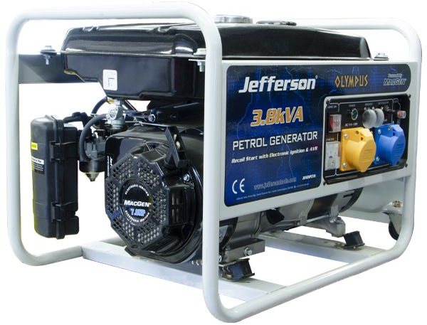 Jefferson Tools Jefferson Petrol Generator 3kw 3.8kva