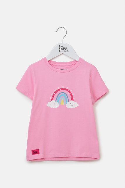 Lighthouse   Lighthouse Causeway T-Shirt Rainbow