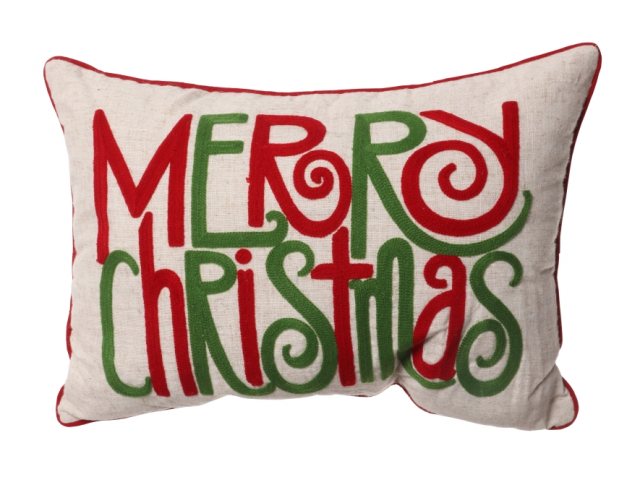 Merry Christmas Cushion 50 x 35cm