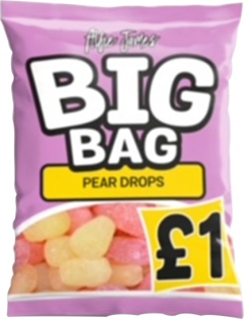 Big Bag Pear Drops 125g